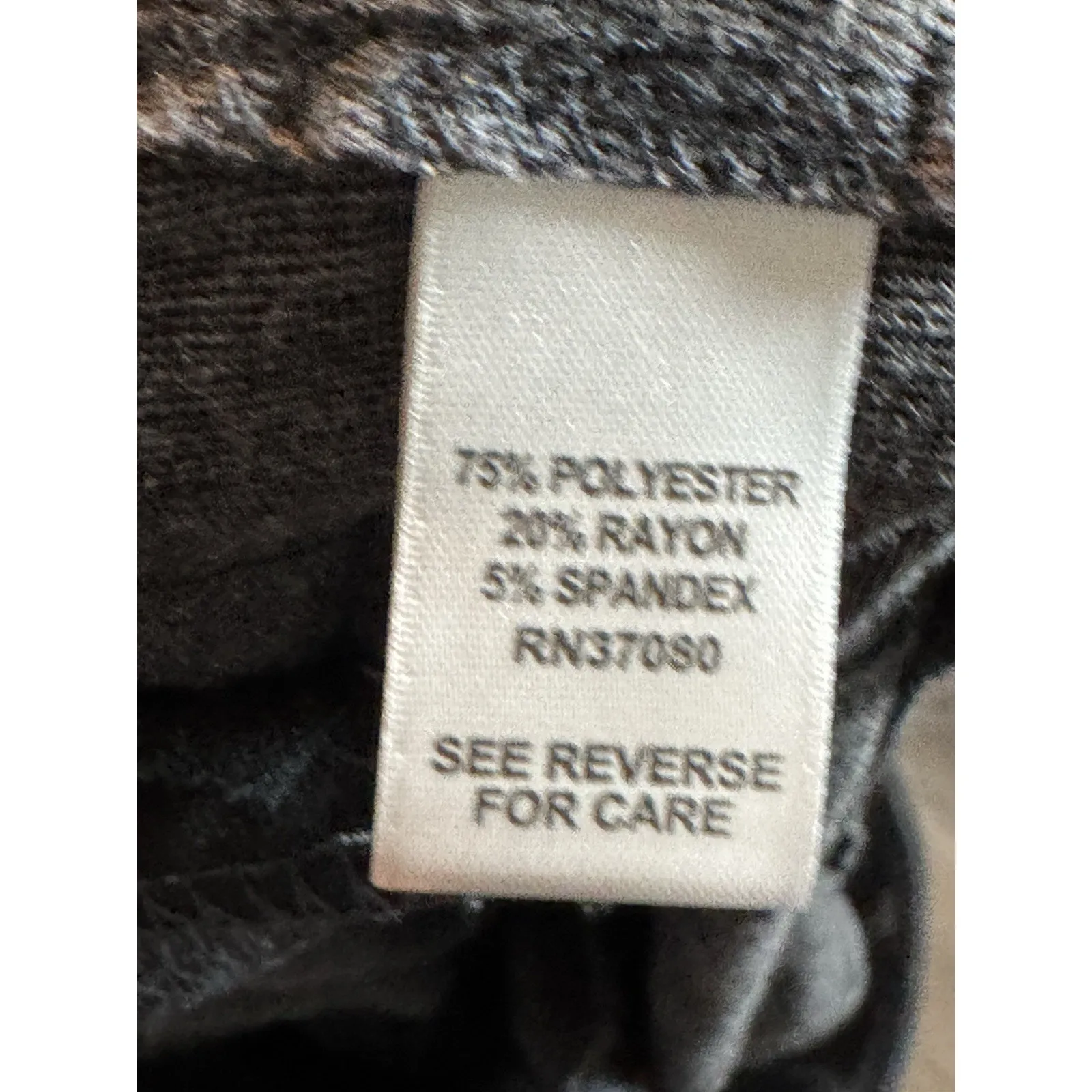 Cato Women's Gray Pants, Zip Front Pockets, Slip On, Poly/Rayon/Span 18/20 WP - Image 5