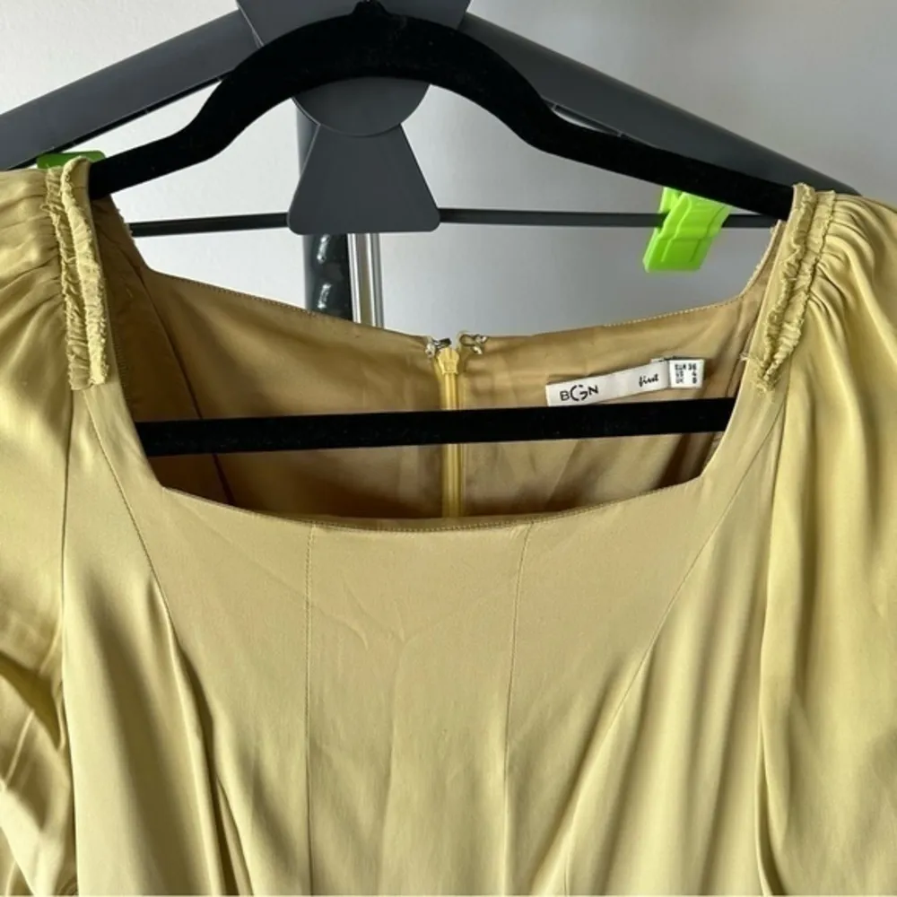 Pistachio women’s midi dress​ light green dress size 4 Yellow - Image 5