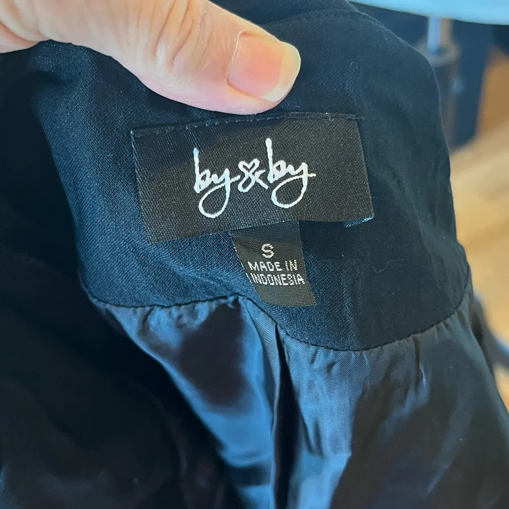 Black Suit Jacket Blazer fits XS - Image 5