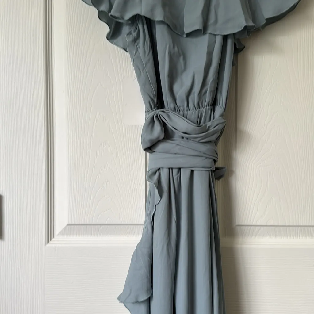 Show Me Your Mumu Jess Ruffle Midi Dress. - Image 12