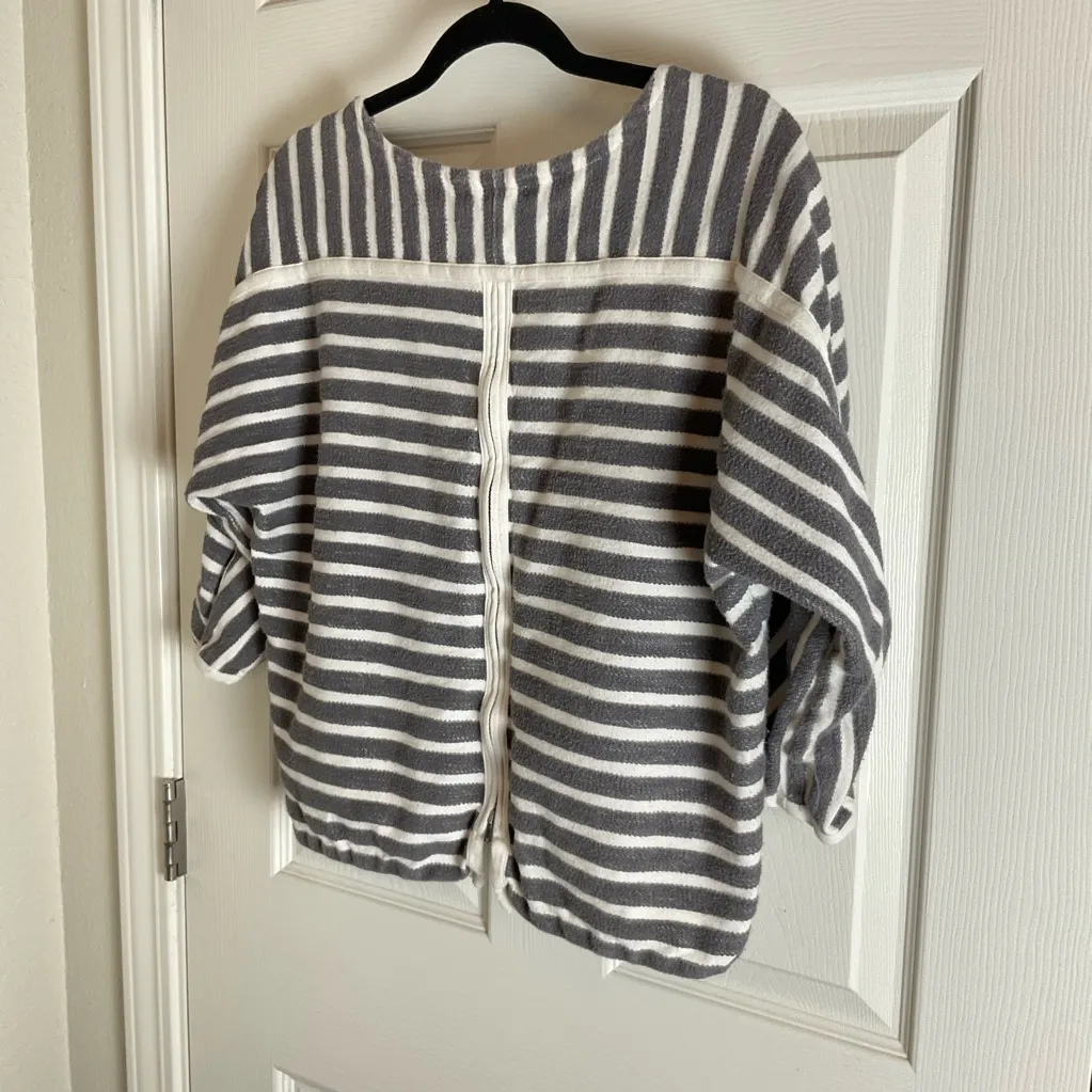 Madewell Striped 100% Cotton Blouse size medium - Image 10