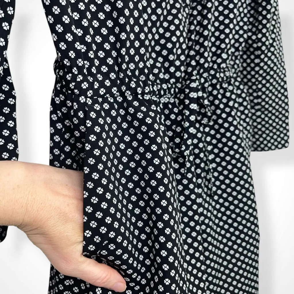 LOFT Black & White Printed Romper - Image 7