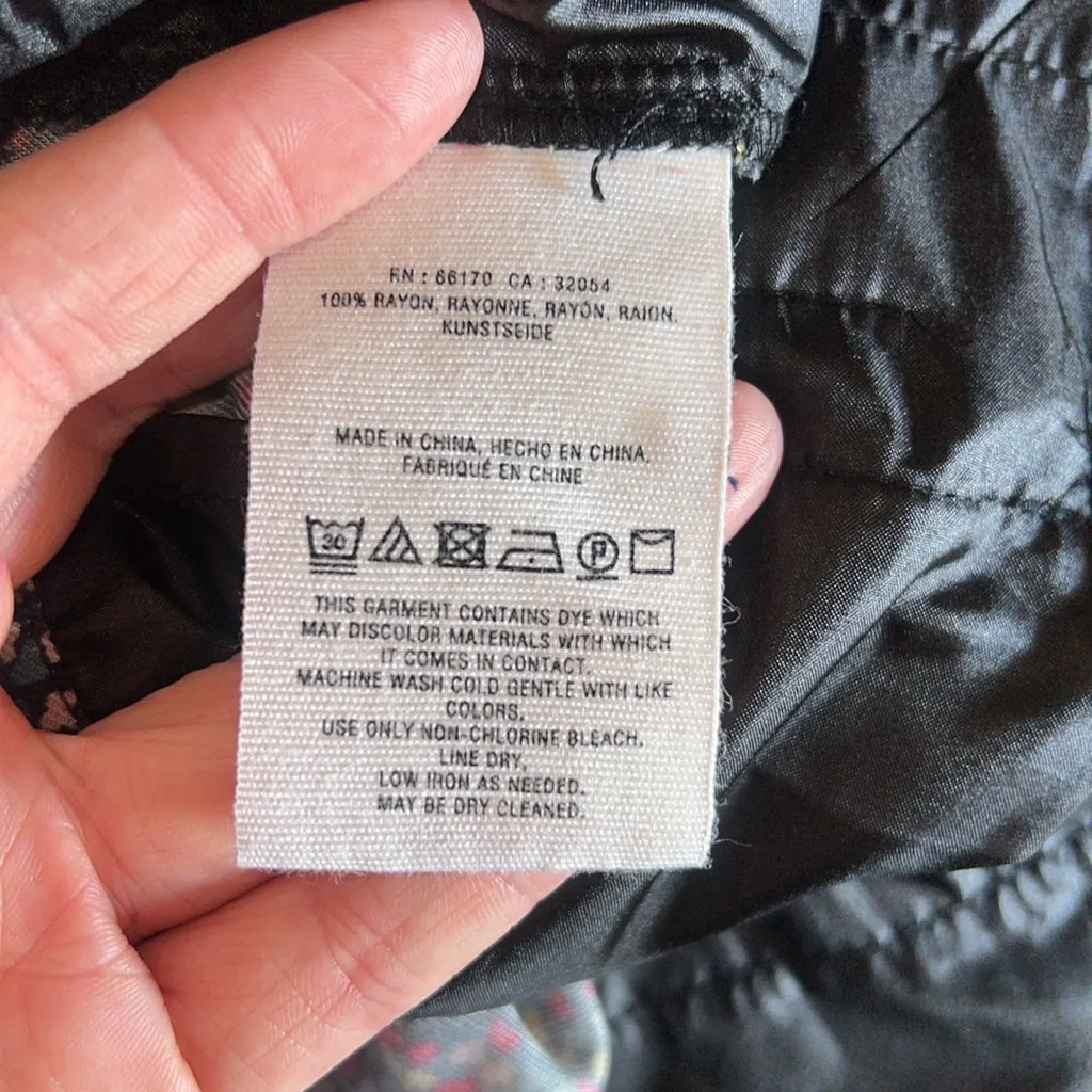 Anthropologie Ett Twa Christine Silken‎ Jumpsuit Geometric Print Size 2 - Image 15