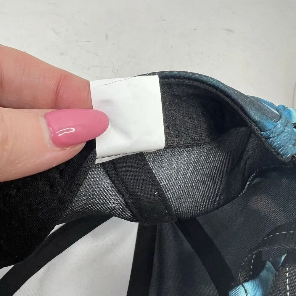 Athletic Works Watercolor Hat Cap Hidden Pony Tail Reflective Adjustable Light - Image 12