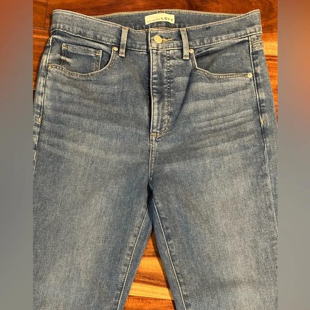 LOFT “The Slim Flare” High Rise Jeans - Image 3