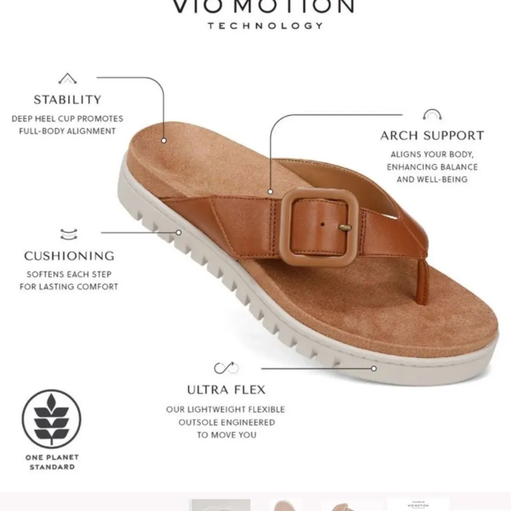 Vionic Uptown Marin Sandal, Size 8, NWOT display tried on. - Image 4