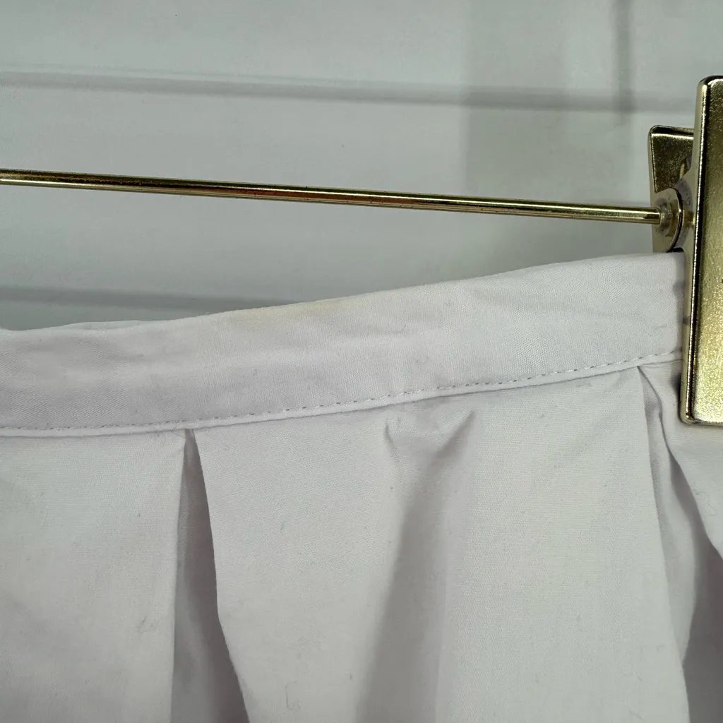 ANTHROPOLOGIE POPLIN EYELET SKIRT by MOULINETTE‎ SOEURS Sz 10 - Image 8