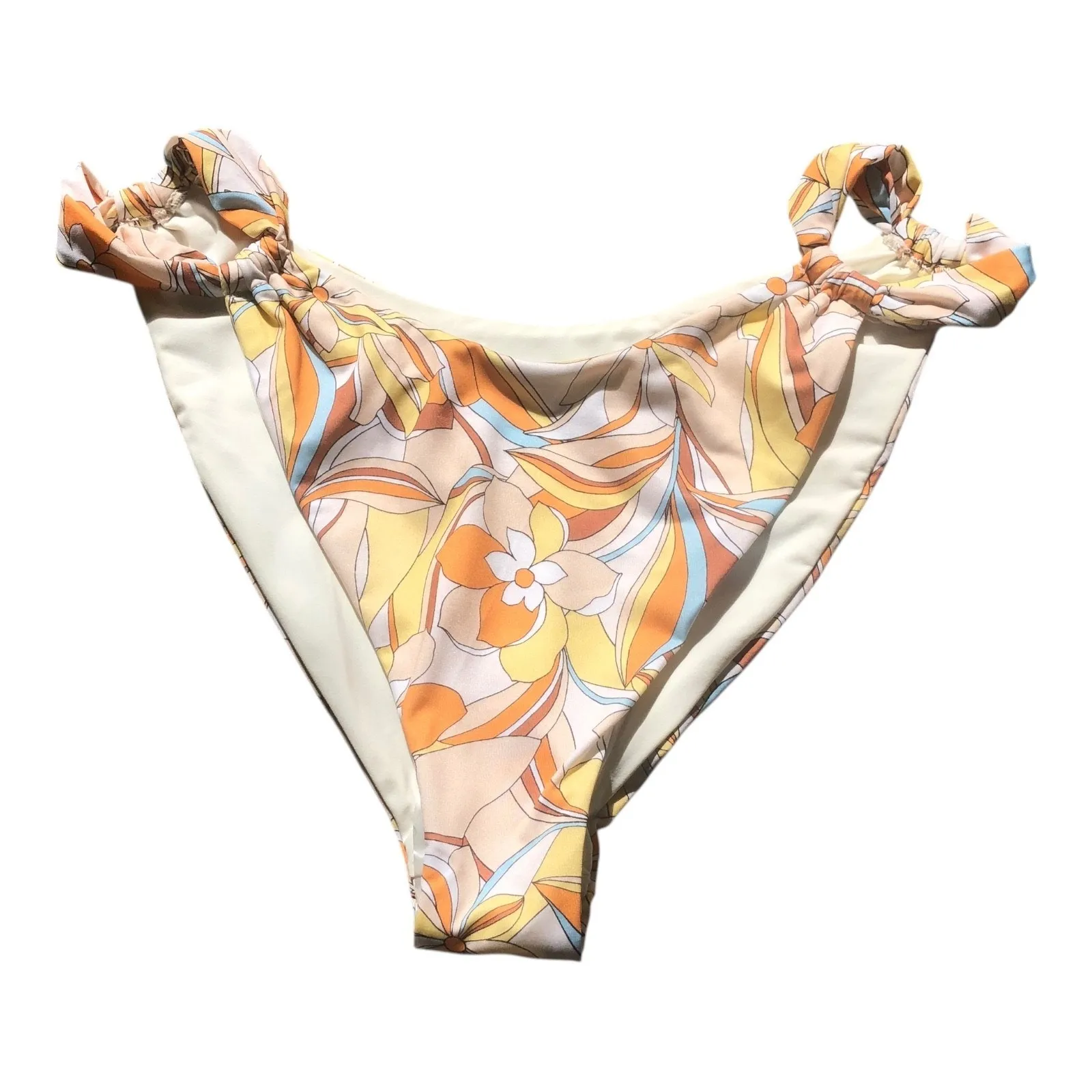 LSpace Eco Chic Bitsy Cut Bikini Bottom Jagger Floral Women's Size Large NWT - Image 5