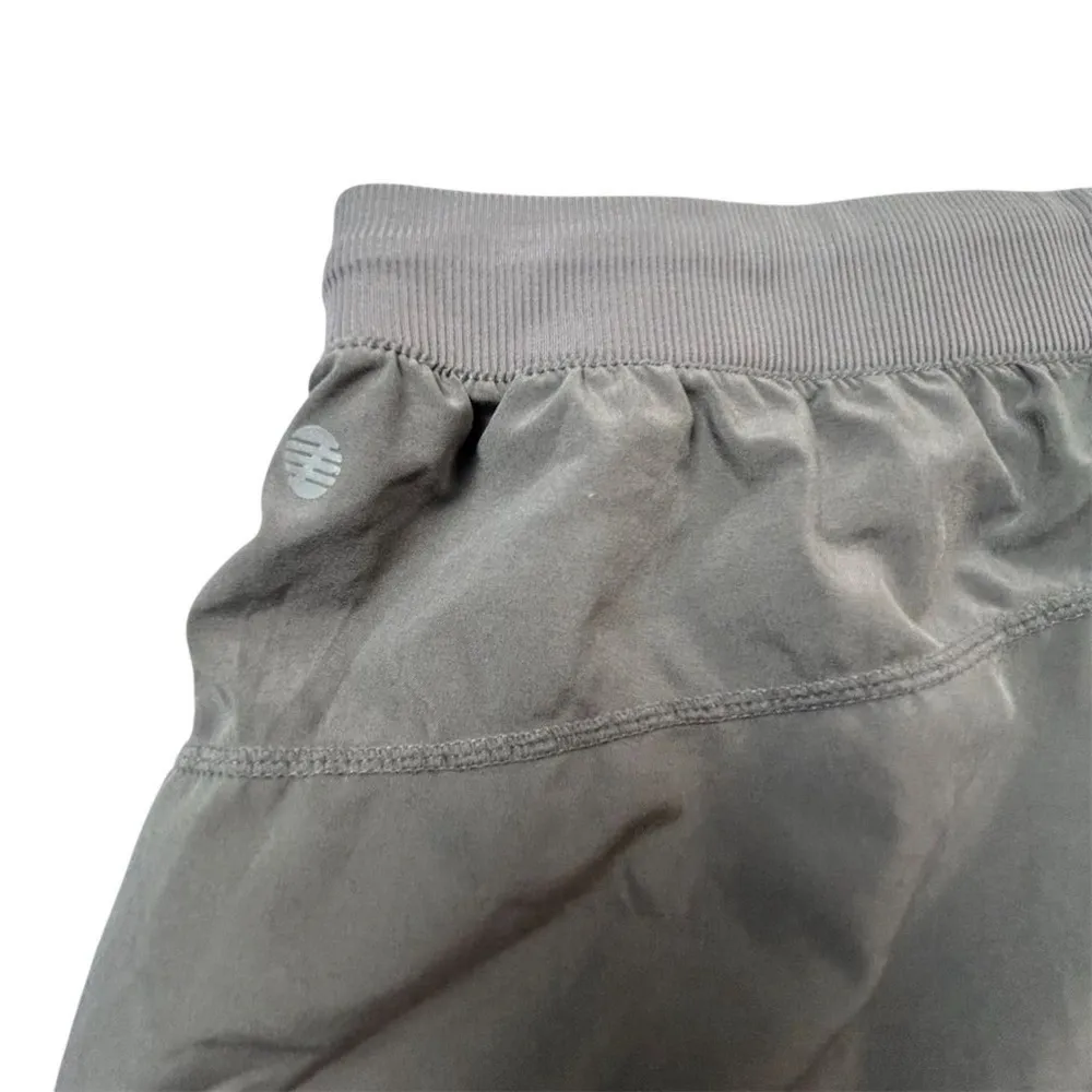 Z by Zella Women's Gray Satin Sweat Shorts Size M Casual - Image 4