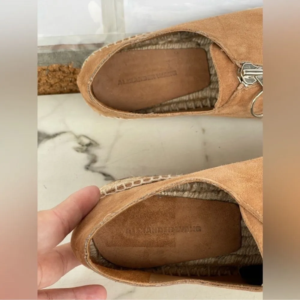 Alexander Wang Tan Devon Suede Espadrille
Flats 37/7 - Image 8