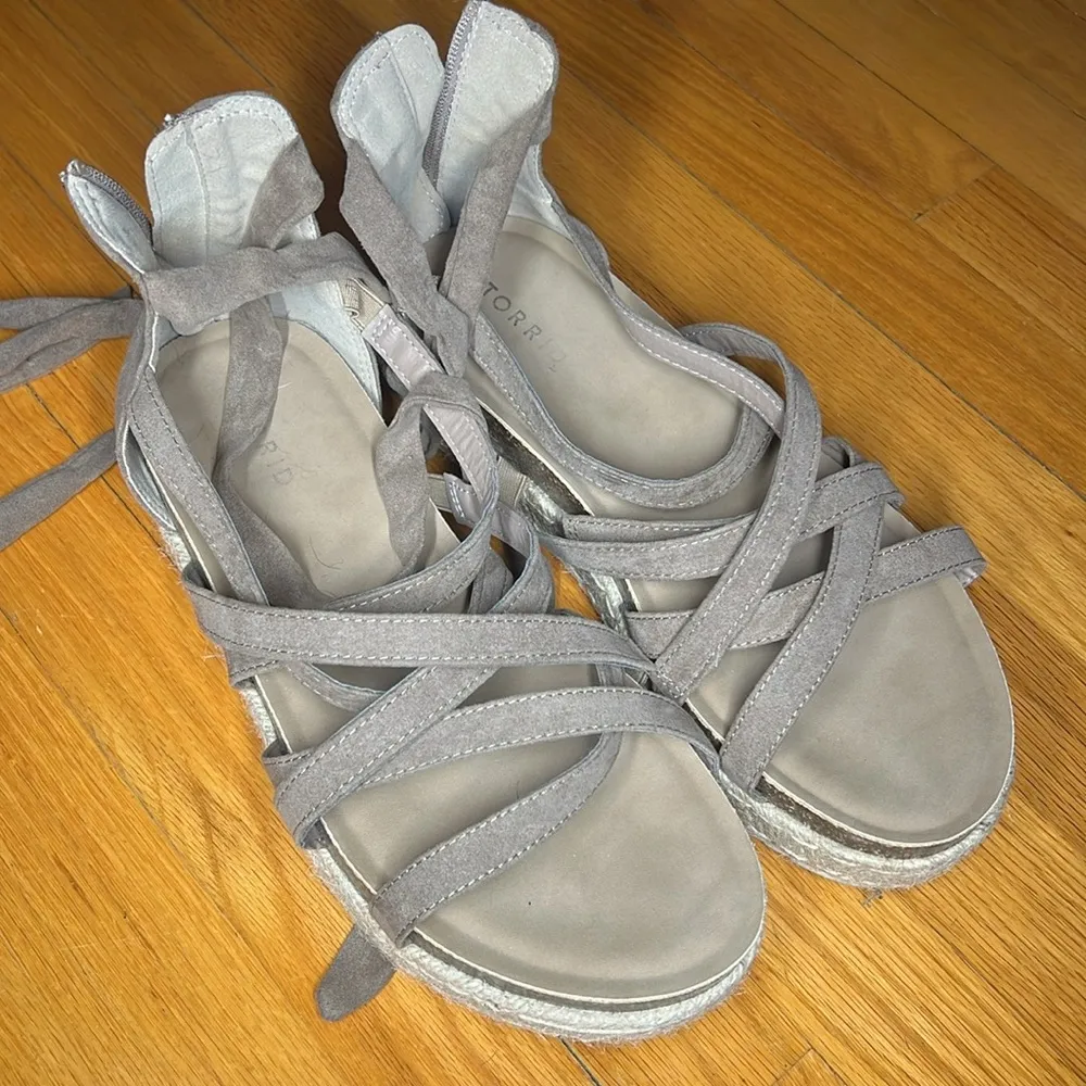 Torrid  Espadrille Gladiator platform wide width Sandals - Image 5