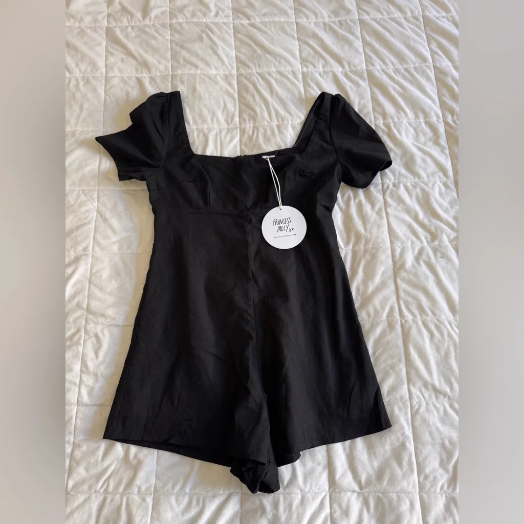 Princess Polly  Elegant Black Romper - Image 6