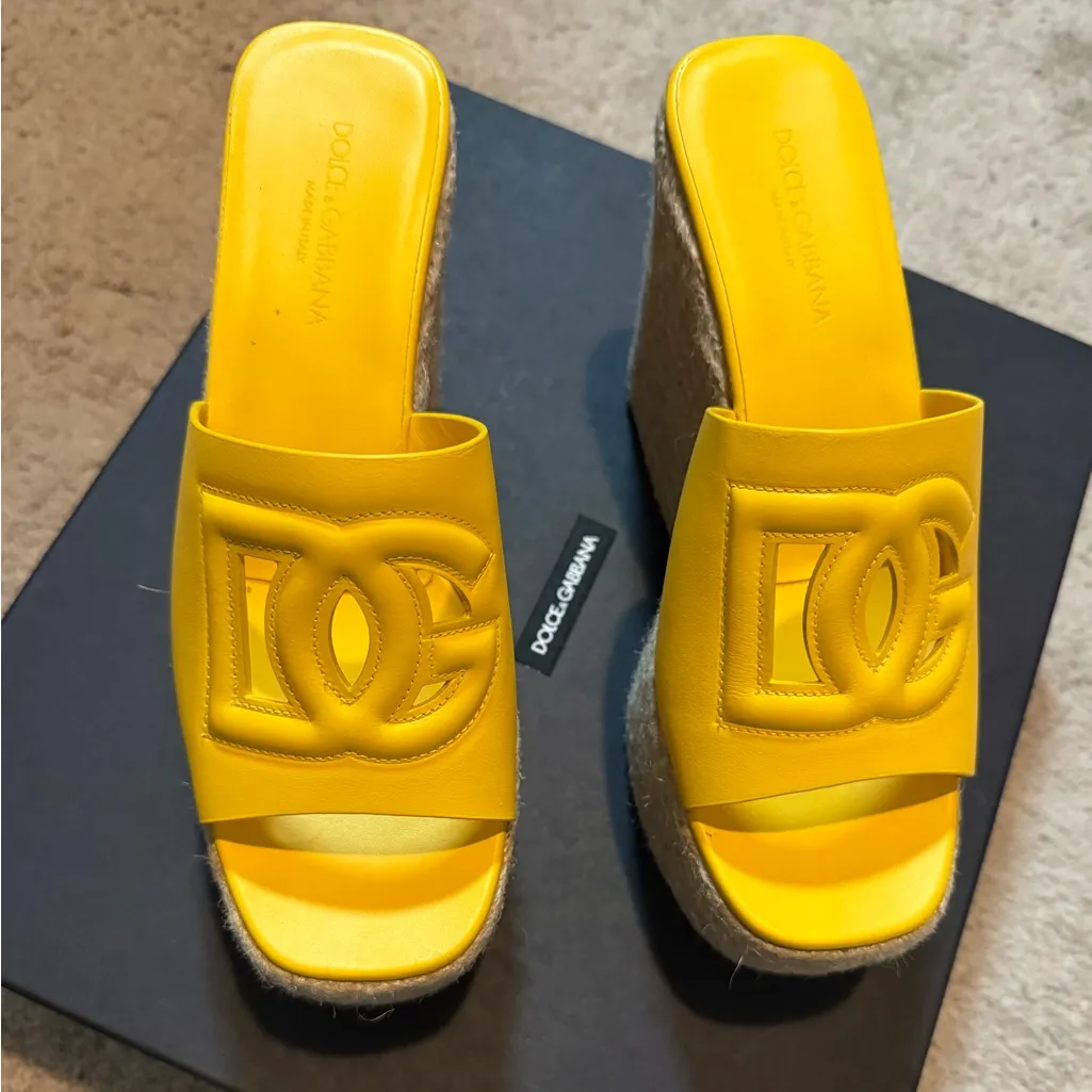 Dolce & Gabbana
Women's Platform Espadrille Wedge Sandals - Image 2