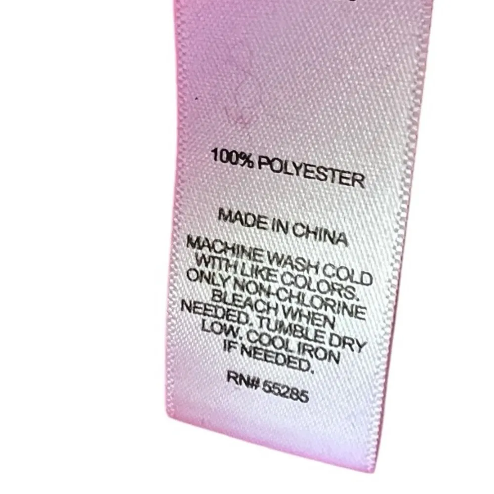 Women's EXPRESS hot pink THE PORTOFINO SHIRT long sleeve shirt button size M. - Image 9