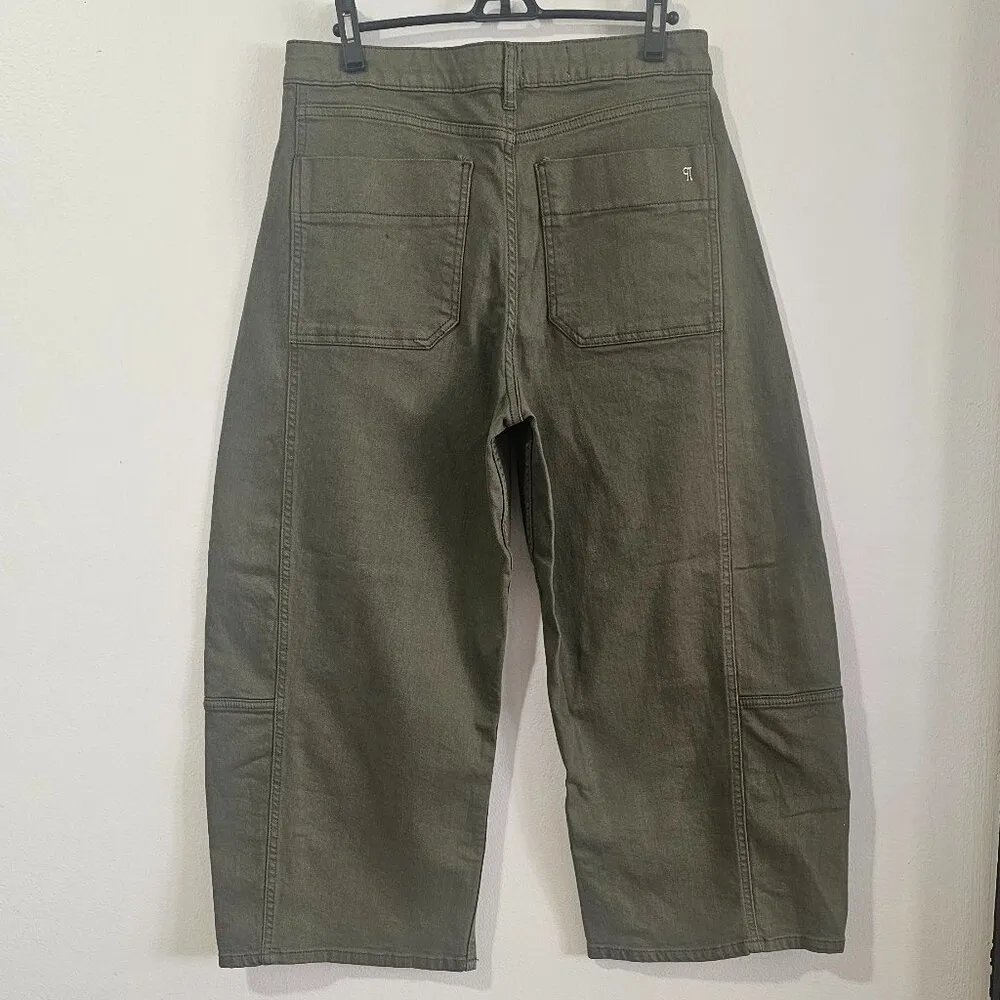 Anthropology Pilcro Jeans Moss - Women Size 30 /Green / Wide Leg - Image 3