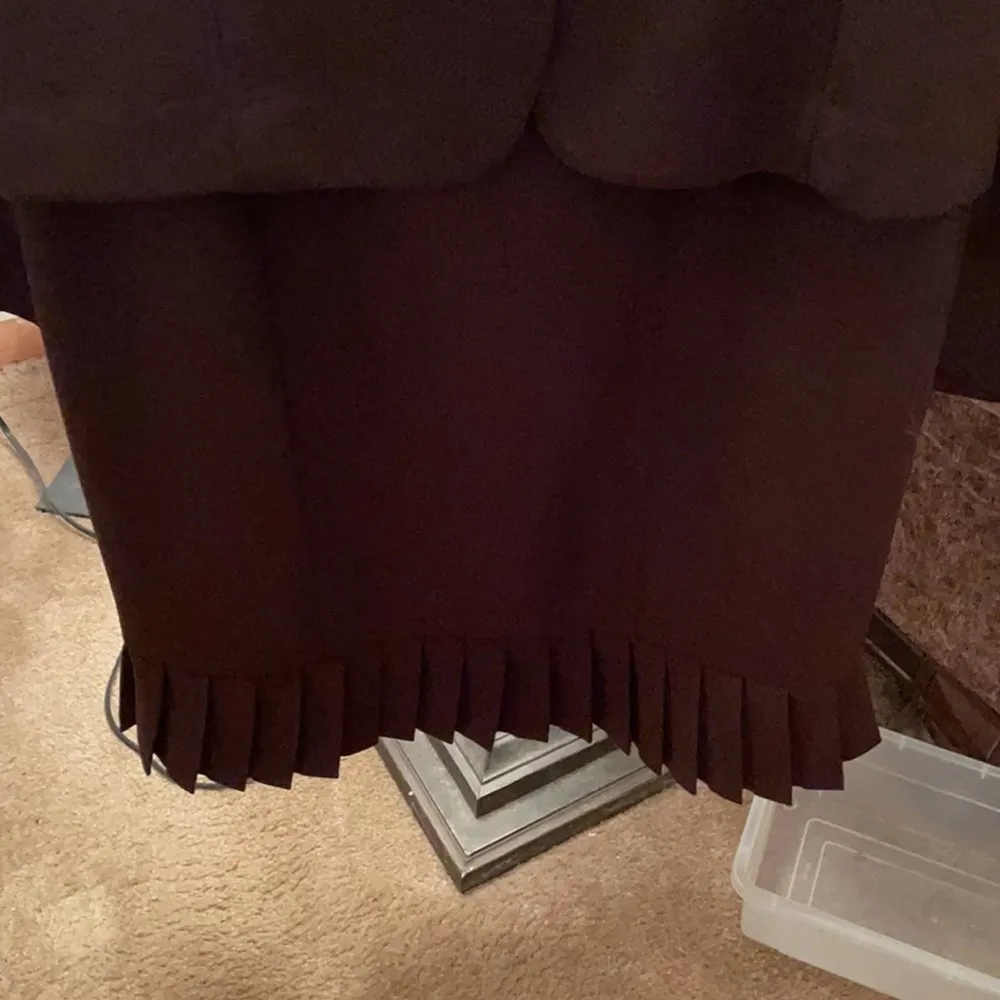 Vintage Danny & Nicole brown dress and jacket 8p - Image 3