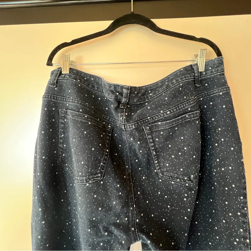 Women's Blue Jeans with White Speckles size 18W - Image 7