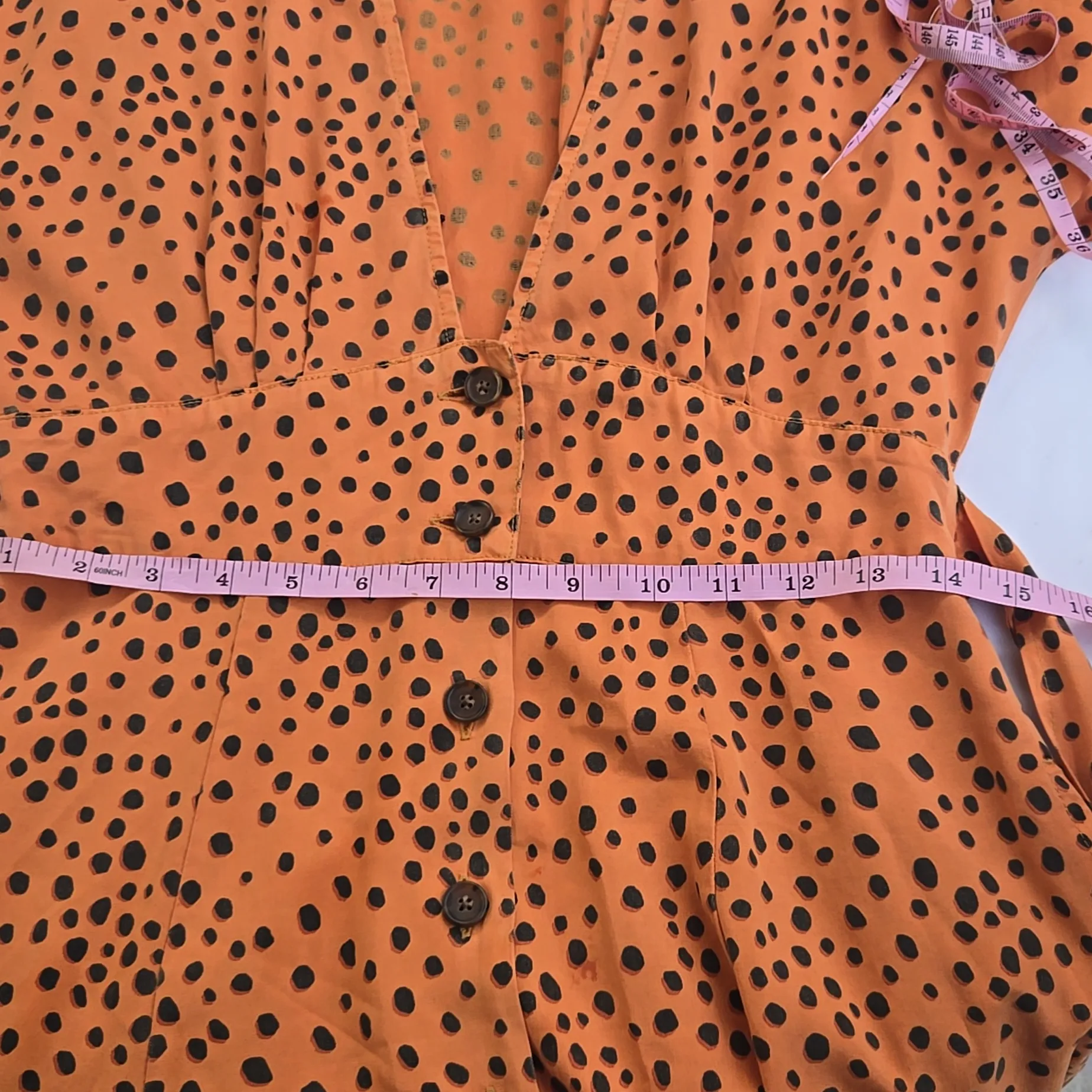 Marine Laver Camila Mini Dress Abstract Cheetah Print - Image 7