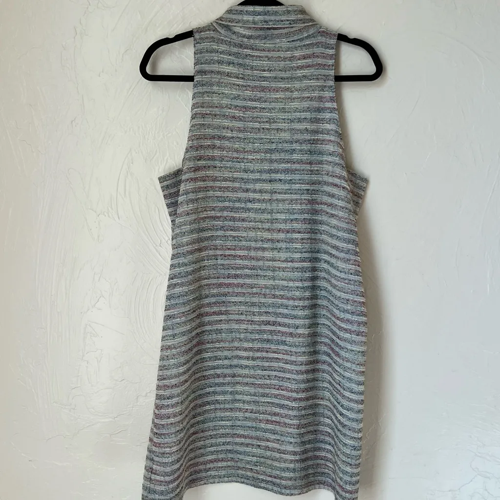 Anthropologie Akemi +Kin Sleeveless Turtleneck  tweed Dress - Image 7
