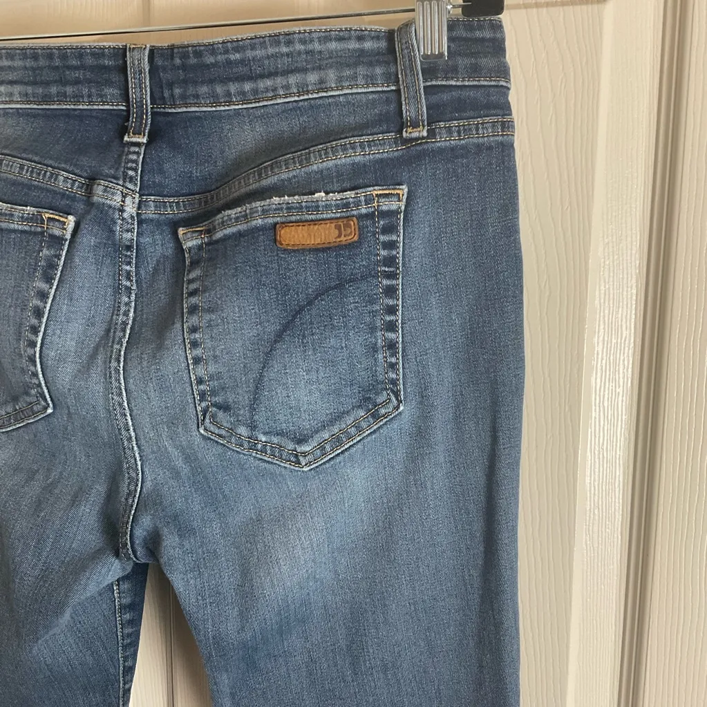 Vtg Joe's Jeans Lizzie Women's Size 31 Blue Denim Straight Leg Jeans - Image 9