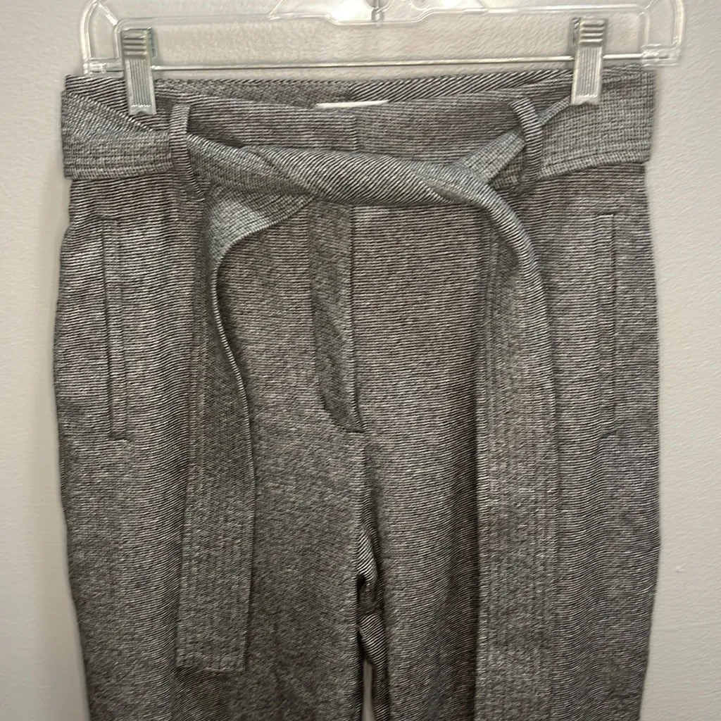 ARITZIA Wilfred Jallade Pant Wool Cashmere Women's Belted Cropped Trousers SZ 6‎ - Image 3