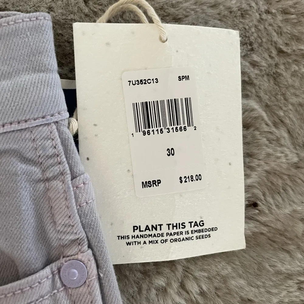 NWT 7 for all Mankind High Waisted Slim Kick Jeans Women 30 Bootcut Flare School - Image 8