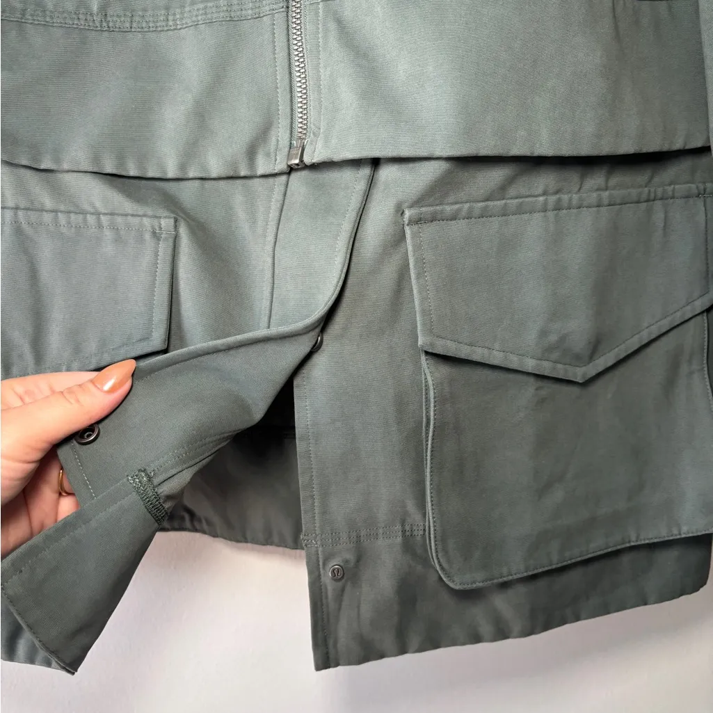 NWT Lululemon Glyde 2-in-1 Adaptable Jacket in‎ Dark Forest Size XS - Image 15