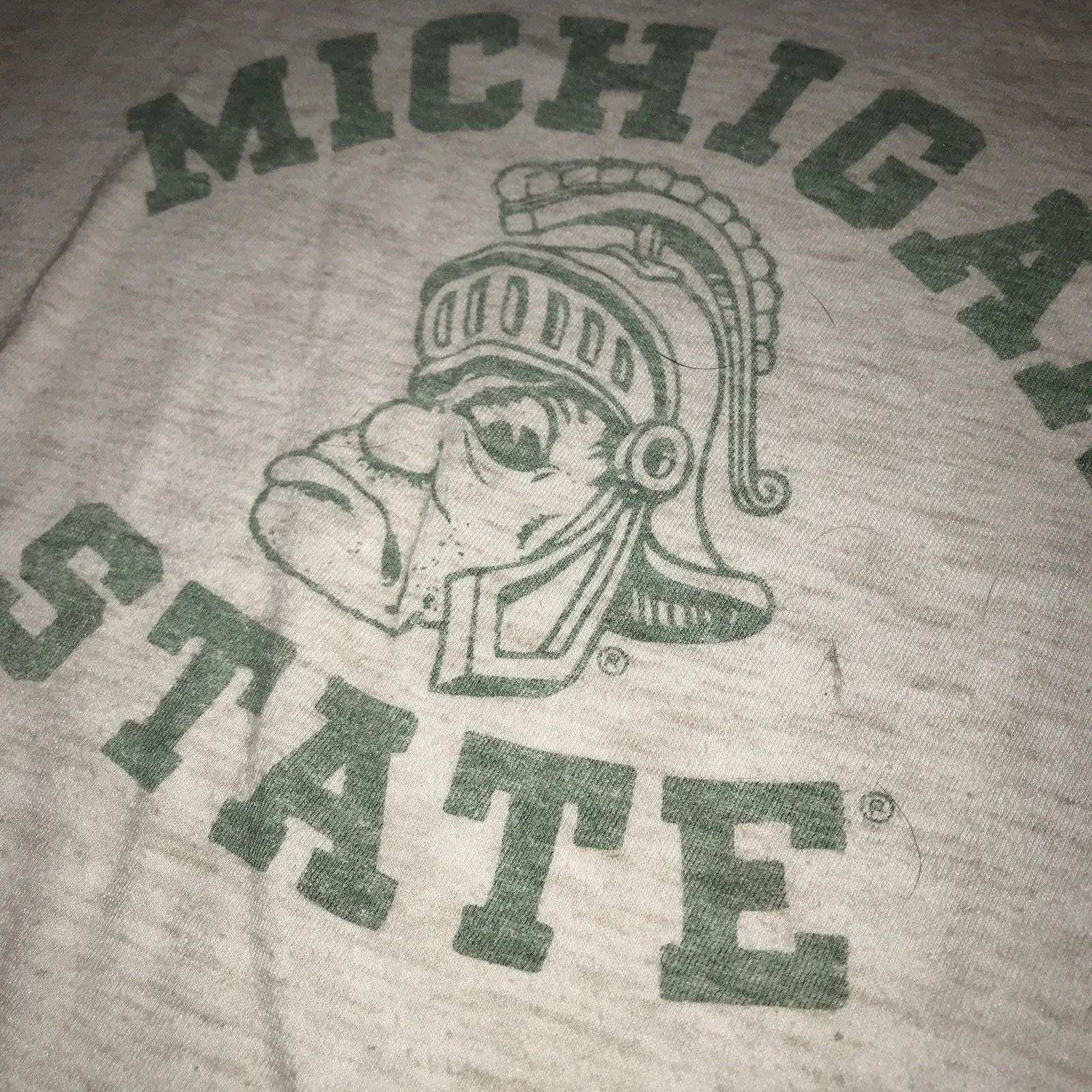 Michigan State Spartans Womens Large Gruff Sparty Tee By The Mitten State White - Image 6