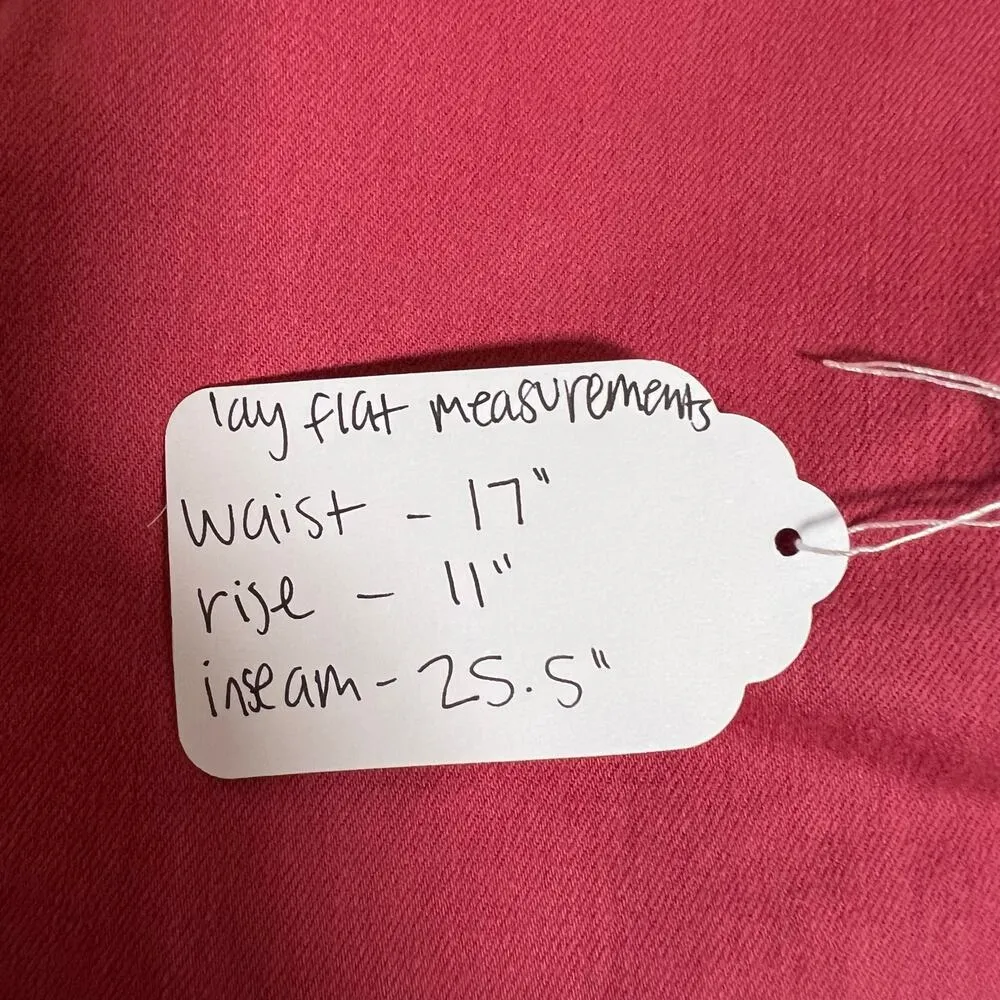 NYDJ Teresa Wide Leg Ankle Jean Lift Tuck Slate Rose Pink Plus Size 14 EUC - Image 11