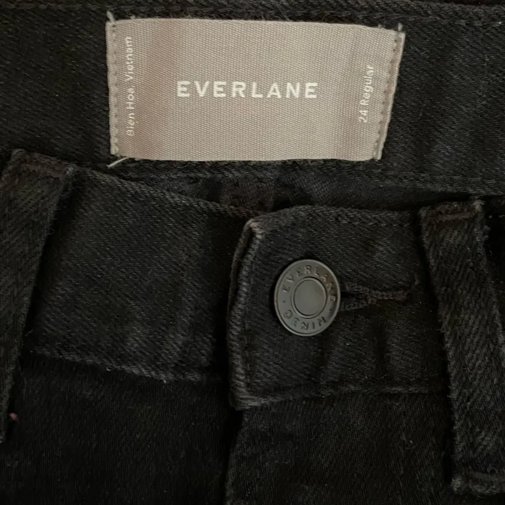 Everlane Black Denim Boyfriend Jeans Size 24 - Image 4