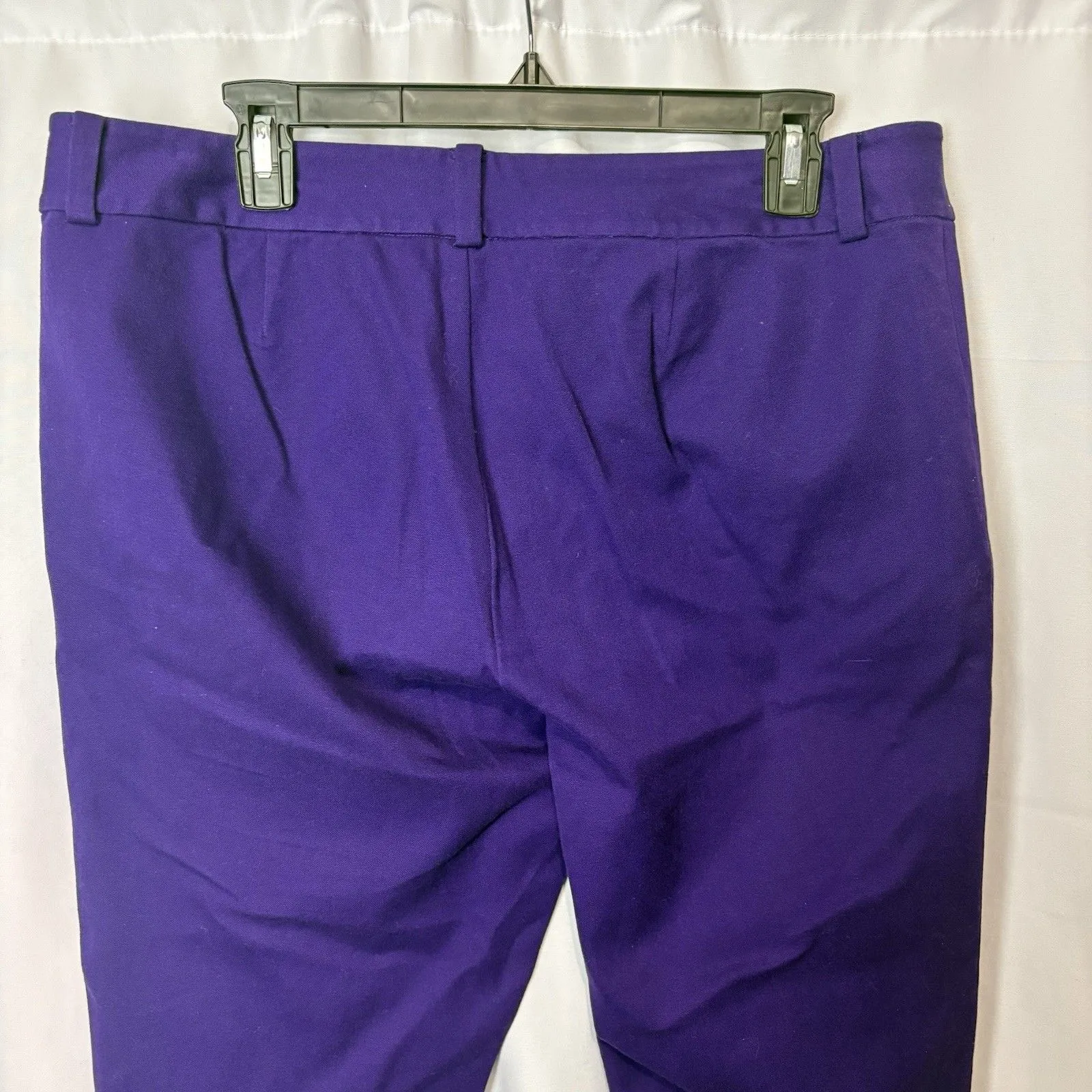 Lauren Ralph Lauren Pants Women’s 12 Royal Purple Chino Stretch LRL - Image 8