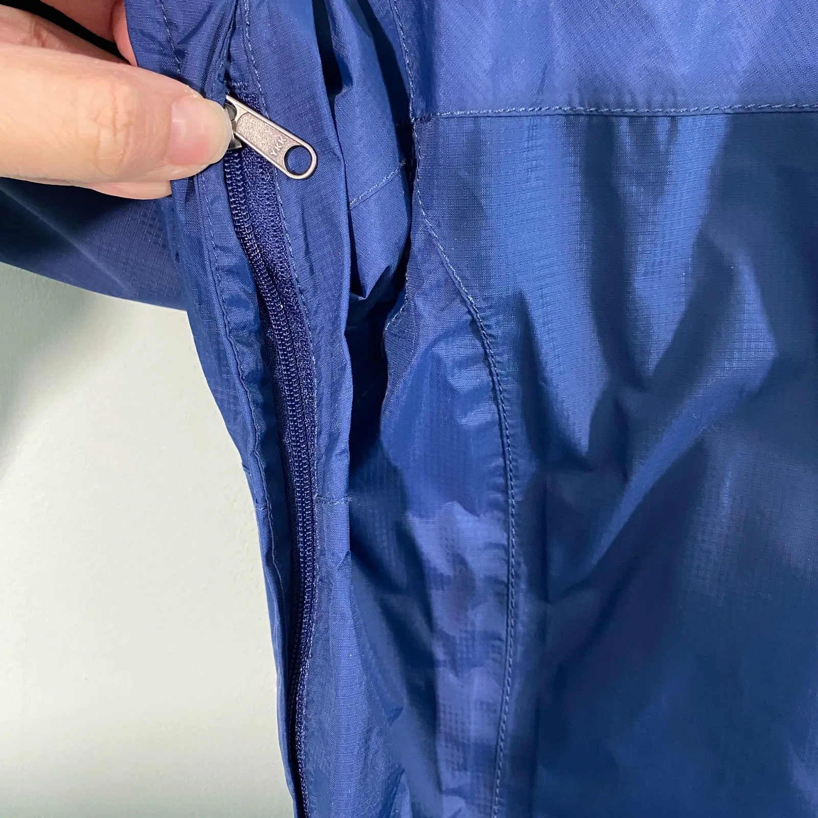 Marmot Women Arctic Navy PerCip Eco Waterproof Hooded Full Zip Jacket Size M - Image 13