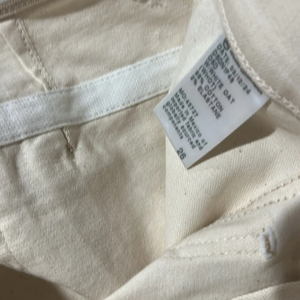 NWT AG Adriano Goldschmied  Mid-Rise Utility Straight Jeans In Color Oat - Image 13