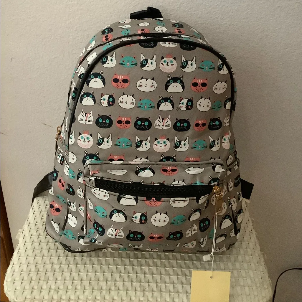 💥 HP 🆕 CATS CATS mini backpack gift 🐱 Blue - Image 3