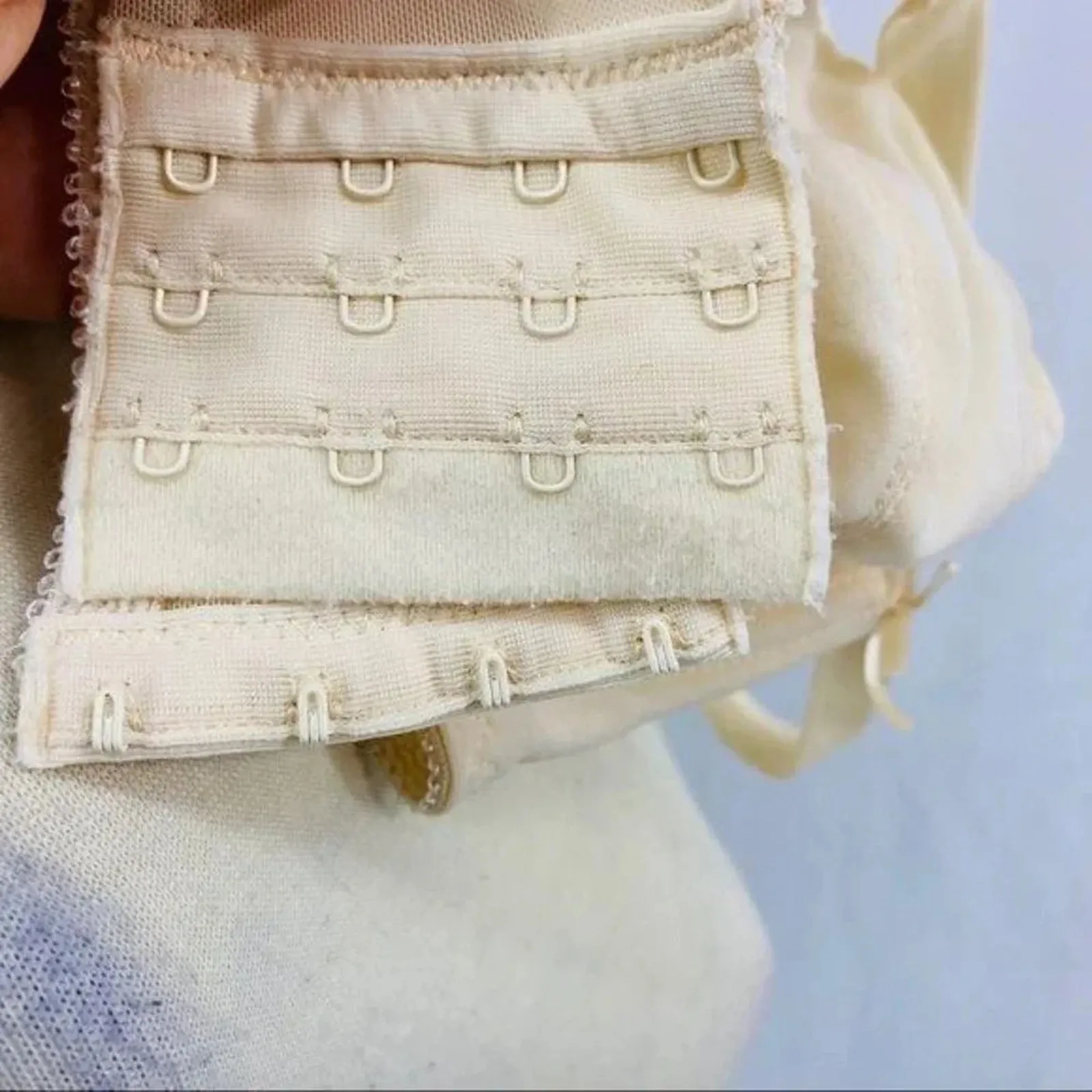 Bali Flower Underwire Bra Light Beige Style 0180 40DD - Image 7