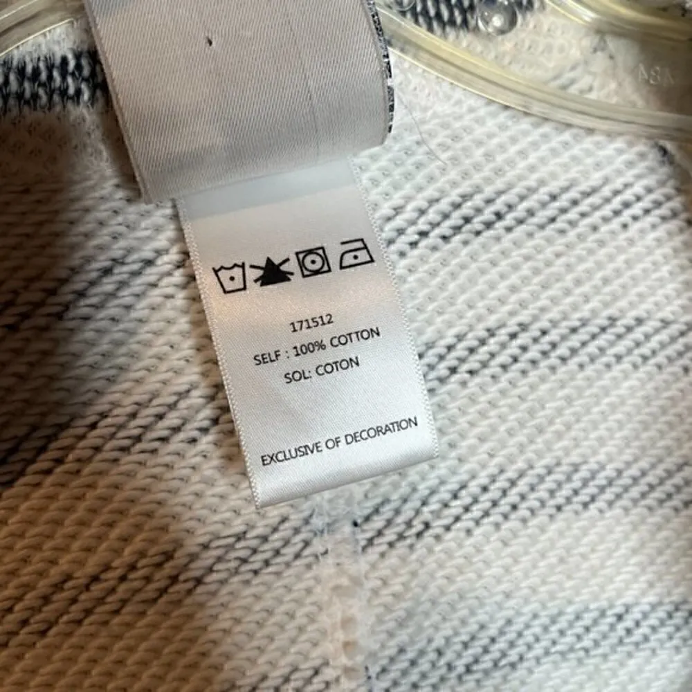 Anthropologie Dolan striped button French Terry jacket - Image 5