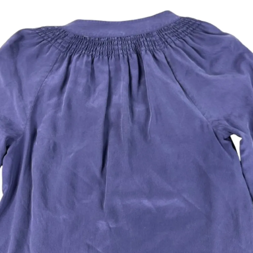 Lilly Pulitzer Royal Blue Silk Blouse - Image 4
