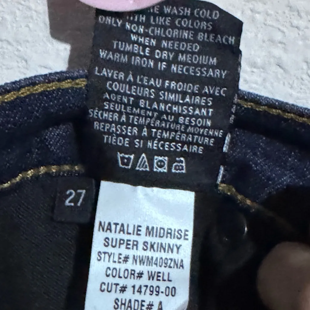 NWT HUDSON Natalie Midrise Skinny Jeans - 27 - Image 6