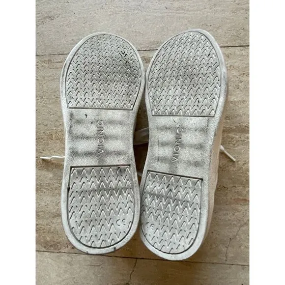 Vionic White Leather Low-Top sunny Sneakers Lace-Up‎ Tennis Shoes 8.5 women - Image 8