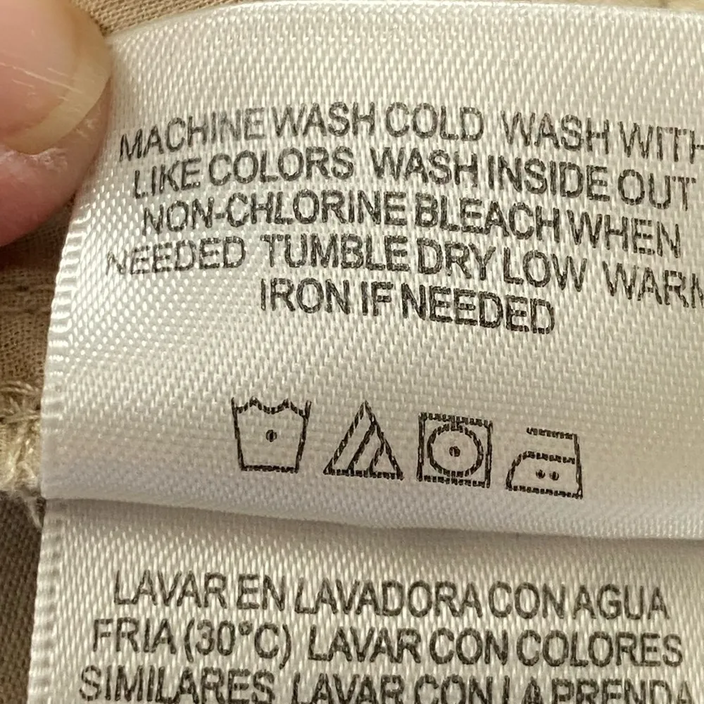 Liz Claiborne Jackie Bermuda Shorts Tan Classic Style Mid Rise Size 10 - Image 5