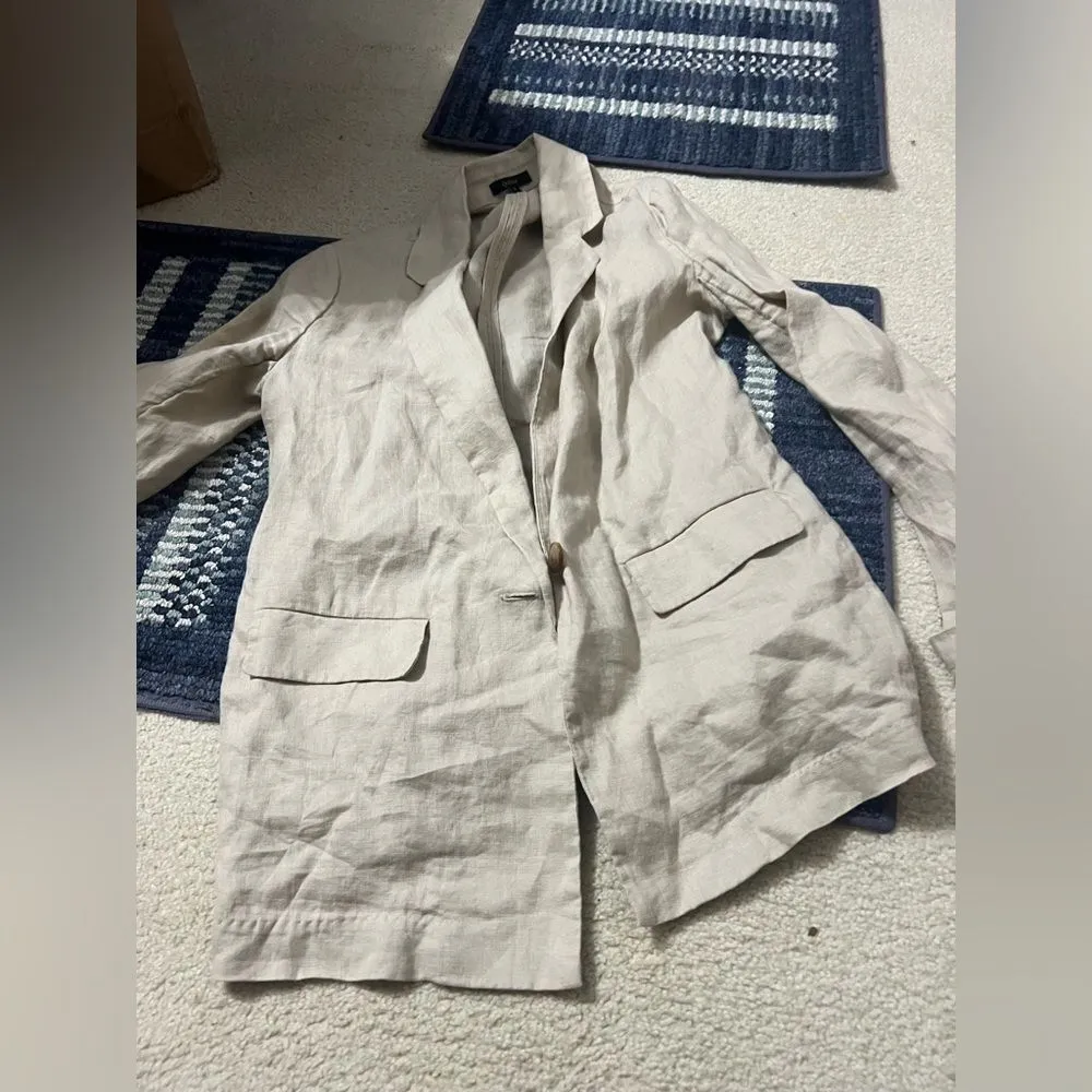 Quince small cardigan blazer Tan - Image 3