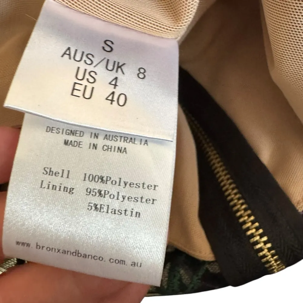 Bronx and Banco - Melia Lace Floral Midi Dress Sz S - Image 8