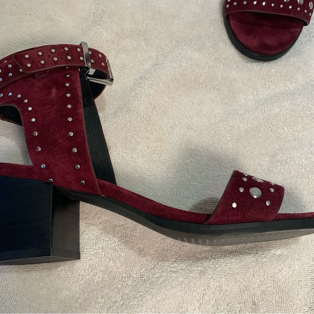 Sol Sana Purple Studded Chunky Heels Women's Size Euro‎ 38 - US 7.5 - Image 4