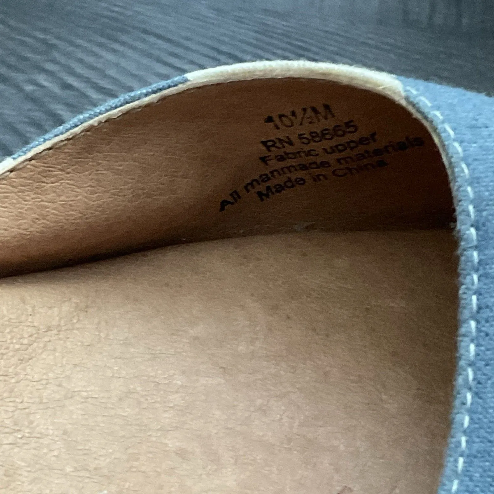 Caslon Nautical Mary Jane Striped Espadrille Platform Wedge Size 10 1/2 - Image 10