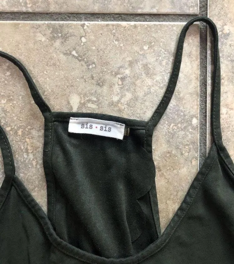 Open Back , High Neck Cropped Tank  - Image 3