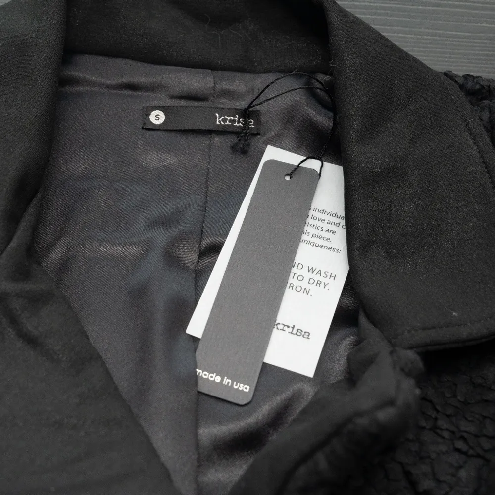 Krisa Revolve Moto Jacket Black Small - Image 3