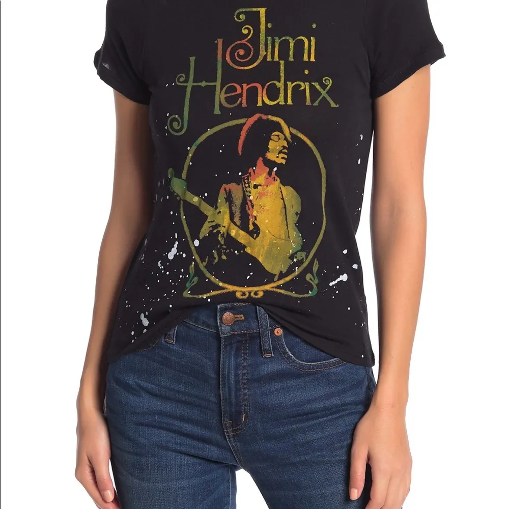 Jimi Hendrix Chaser Band Top Size Small Splatter - Image 5