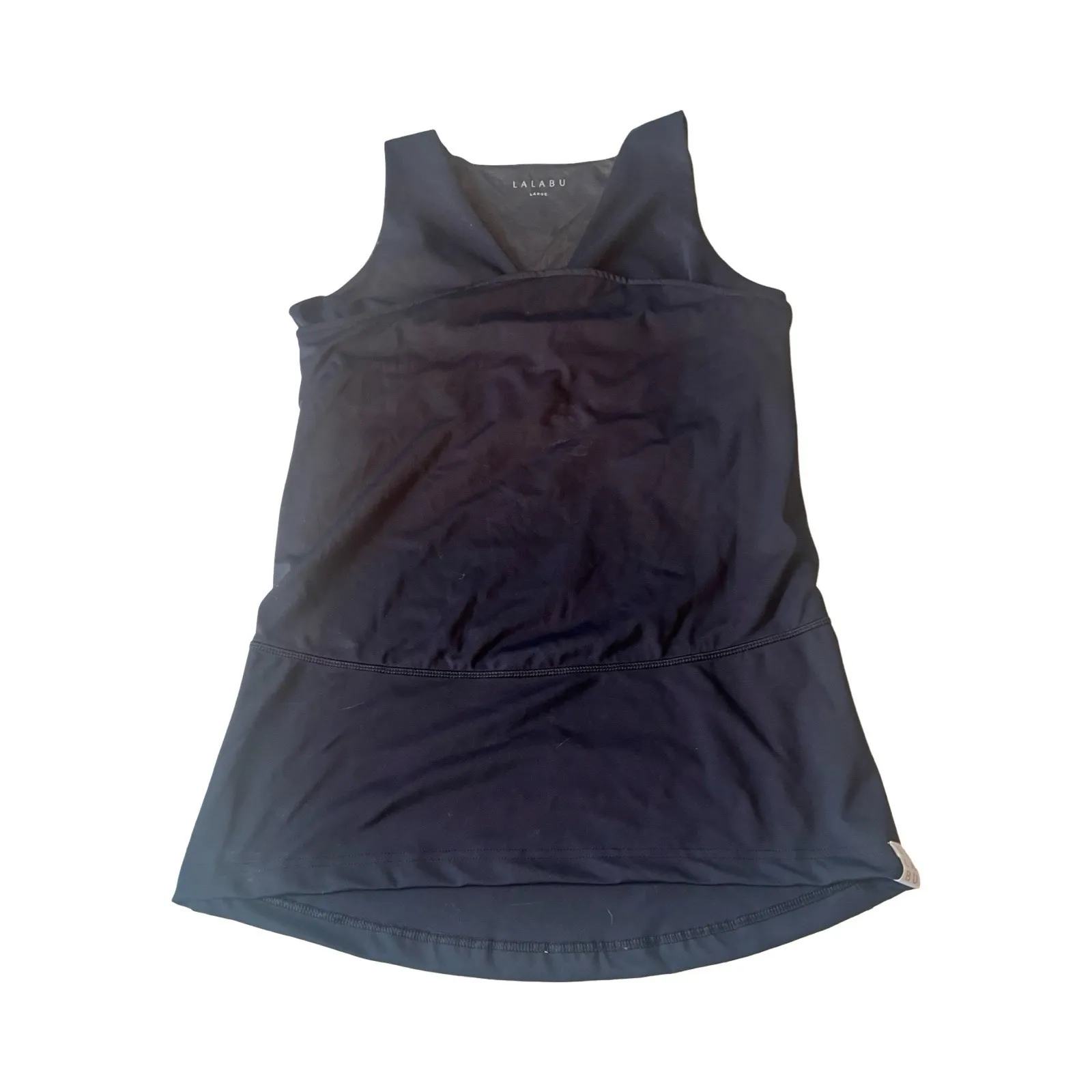 Lalabu Soothe Shirt Baby Wearing Tank Top Nursing Carrier Black Women's‎ Large - Image 2