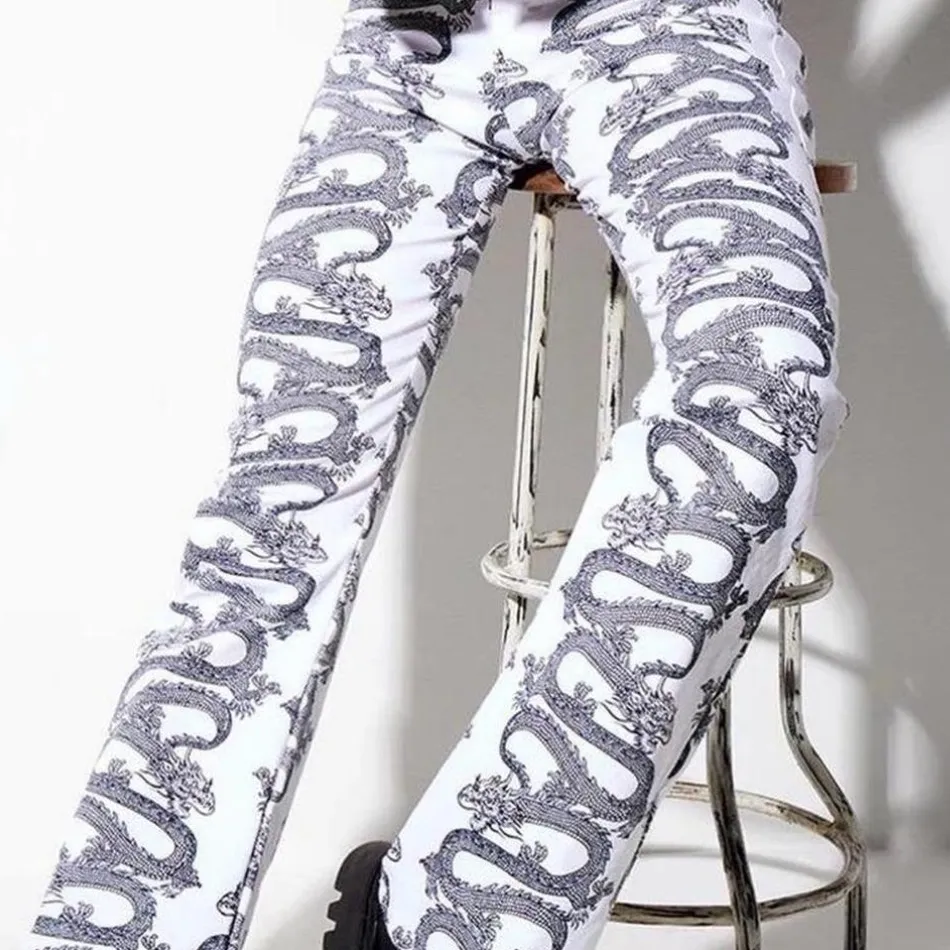 MOTEL ROCKS dragon rope jeans - Image 4