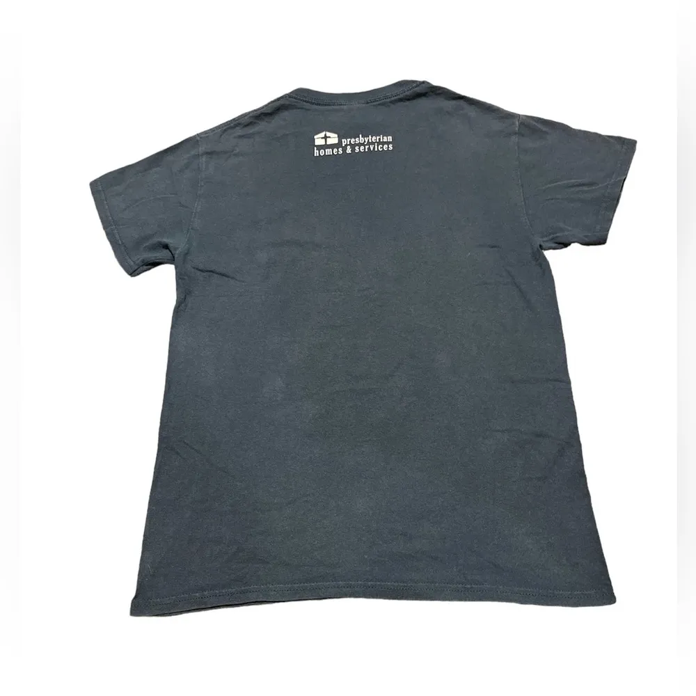 Blue, White, and Green Gildan Ultra Cotton T-shirt - Image 2